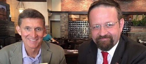 Sebastian Gorka seen with outsted National Security Advisor Gn. Michael Flynn / Photo by businessinsider.com via Blasting News library