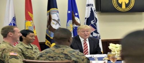Trump and the military re: Google Advanced Images