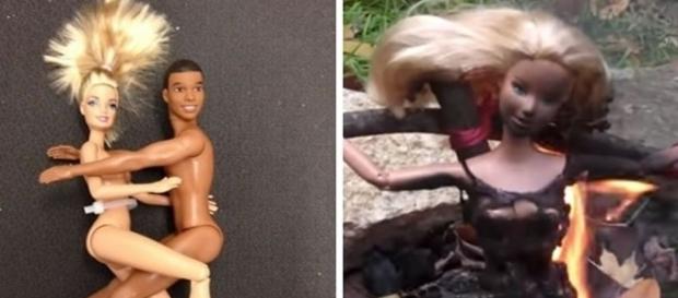 Coisas que algumas crianças fazem com bonecas Coisas que algumas crianças fazem com bonecas