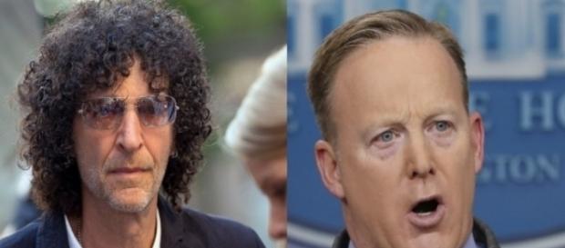 Howard Stern, Sean Spicer, via Twitter Howard Stern, Sean Spicer, via Twitter