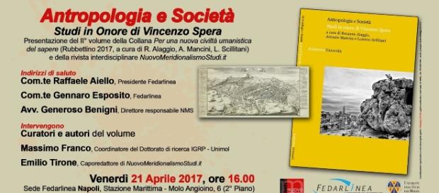 Invito alla presentazione del volume su antropologia e società Invito alla presentazione del volume su antropologia e società
