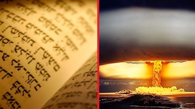 bomba nucleare e antico testo della Bibbia