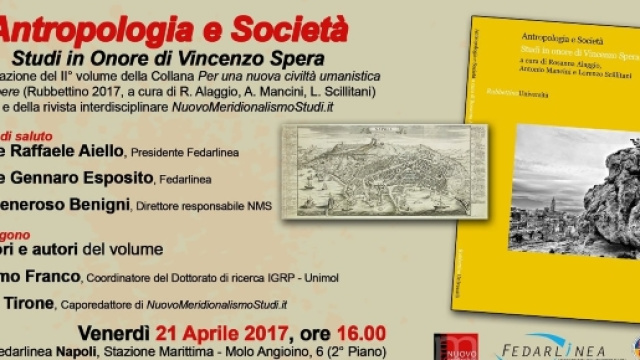 Invito alla presentazione del volume su antropologia e società