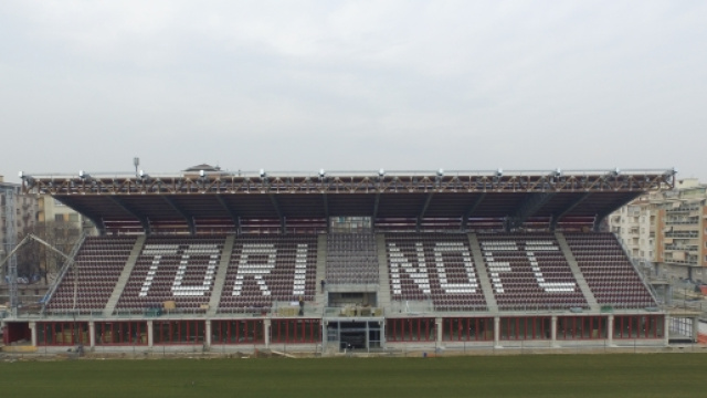Una foto del nuovo stadio Filadelfia che sarà inaugurato il 25 Maggio 2017