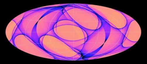 Uovo con sorpresa: un miliardo di stelle! E' l'immagine della sfera celeste realizzata dal satellite Gaia. Foto: Esa.