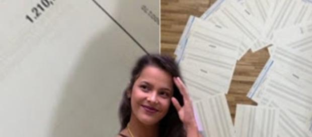 Fã de Emilly gasta R$ 1.210,76 votando nela Fã de Emilly gasta R$ 1.210,76 votando nela