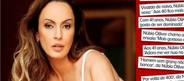 Núbia Oliver admite tratamento para tratar de compulsão sexual Núbia Oliver admite tratamento para tratar de compulsão sexual