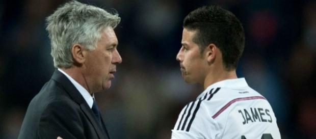 Real Madrid : Le précieux conseil d'Ancelotti à James Rodriguez Real Madrid : Le précieux conseil d'Ancelotti à James Rodriguez