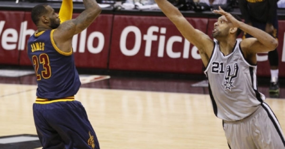 LeBron James passes Tim Duncan in the playoffs all time fields goals