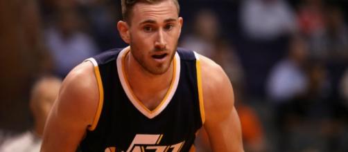 Gordon Hayward led all Jazz players with 19 points in Saturday's NBA playoffs win. [Image via Blasting image library/inquisitr.com]