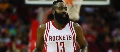 James Harden will lead the Houston Rockets into a playoffs battle on Sunday against OKC. [Image via Blasting News image library/inquisitr.com]