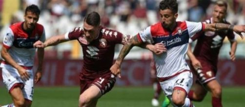 L'azione del calcio di rigore dubbio concesso al Torino