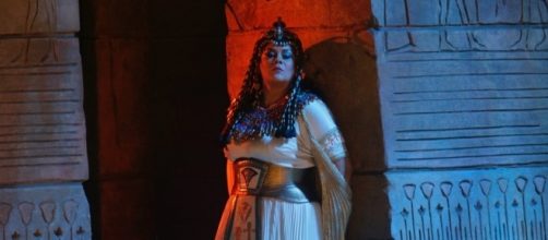 Mezzo-soprano Violeta Urmana as Amneris in Verdi’s ‘Aïda,’ almost titled 'Amneris.' Photo: Ken Howard/Metropolitan Opera, used with permission.