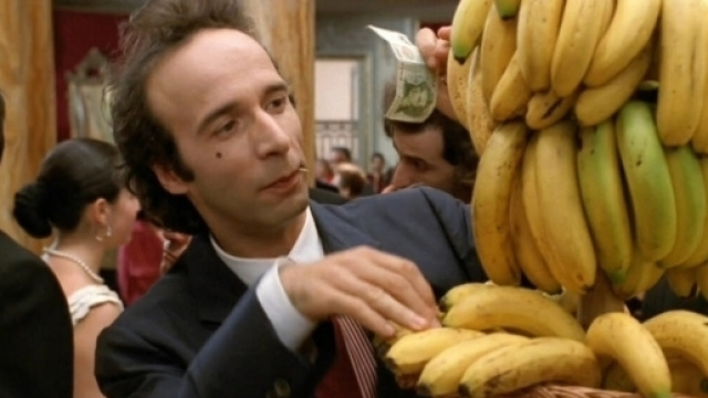 Roberto Benigni nei panni di Johnny Stecchino