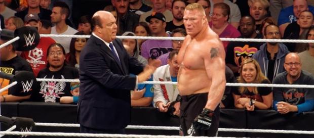 Paul Heyman and Brock Lesnar/ Photo via Miguel Discard, Flickr Paul Heyman and Brock Lesnar/ Photo via Miguel Discard, Flickr