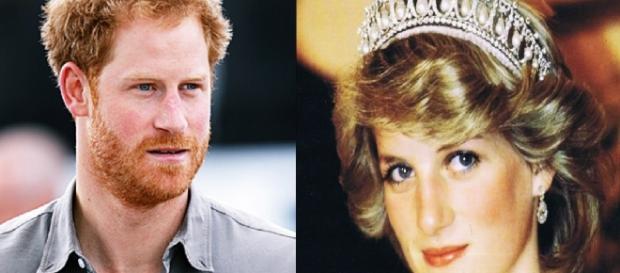 Príncipe Harry e Princesa Diana Príncipe Harry e Princesa Diana