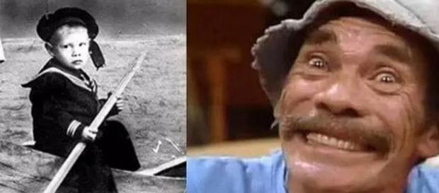 Seu Madruga quando era ainda criança Seu Madruga quando era ainda criança