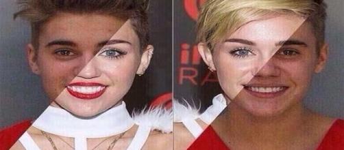 Justin Bieber e Miley Cirus são muito parecidos