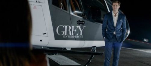 O personagem Christian Grey, vivido pelo ator Jamie Dornan