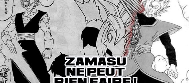 Zamasu ne peut rien faire, il se fait défoncer par Vegetto Blue ! Zamasu ne peut rien faire, il se fait défoncer par Vegetto Blue !