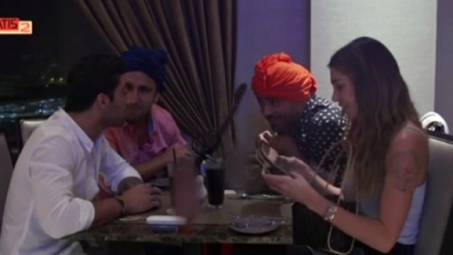 Pio e Amedeo con Belen Rodriguez e Andrea Iannone