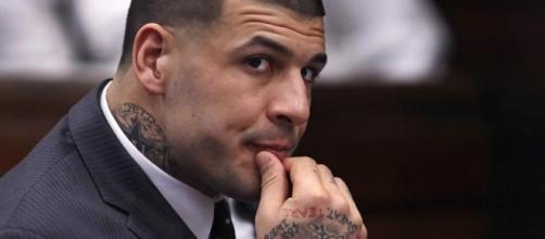 Aaron Hernandez found dead in his jail cell/Photo via The Boston Globe