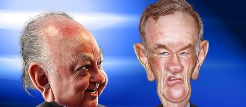 Bill Reilly and Roger Ailes Photo Credit; DonkeyHotey