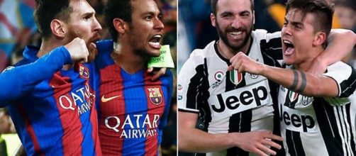 Juve-Barcellona, una sfida ad armi pari