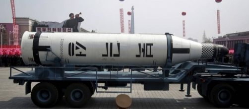 North Korea shows off suspected ICBM during massive military ... - japantimes.co.jp