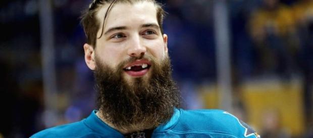 Brent Burns jugador de los Tiburones de San José Brent Burns jugador de los Tiburones de San José