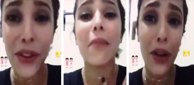Emilly chora em vídeo - Imagem/Google Emilly chora em vídeo - Imagem/Google