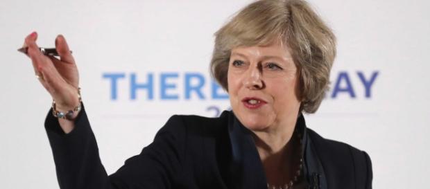 Immagine della premier inglese Theresa May Immagine della premier inglese Theresa May