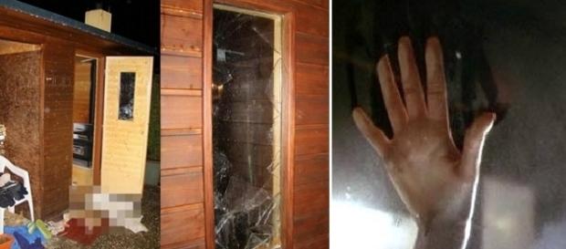 Nas imagens é possível ver que as duas tentaram quebrar os vidros do lugar, mas infelizmente não tiveram sucesso. Nas imagens é possível ver que as duas tentaram quebrar os vidros do lugar, mas infelizmente não tiveram sucesso.