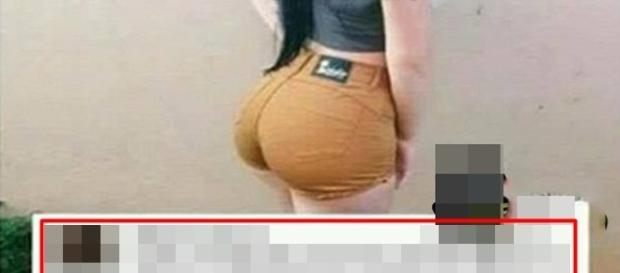 Print da foto postada no Facebook Print da foto postada no Facebook