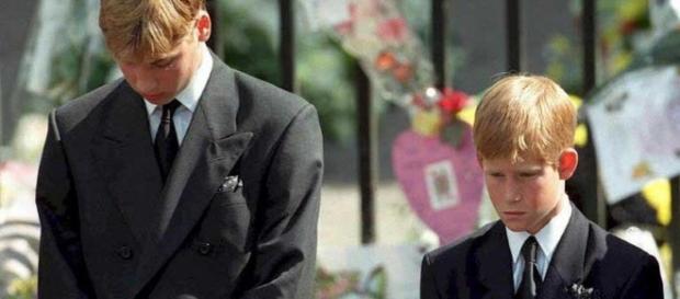 Principes britânicos William e Harry Principes britânicos William e Harry
