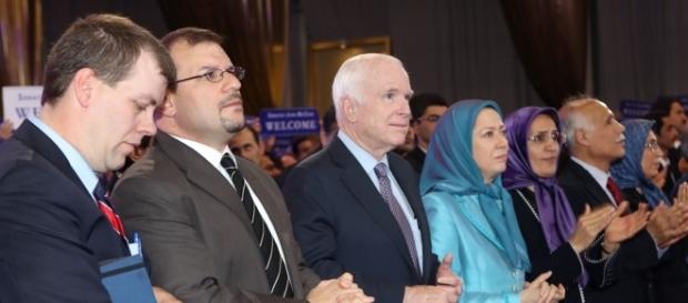 Sen. McCain with Maryam Rajavi. Credit: Ali Safavi Sen. McCain with Maryam Rajavi. Credit: Ali Safavi