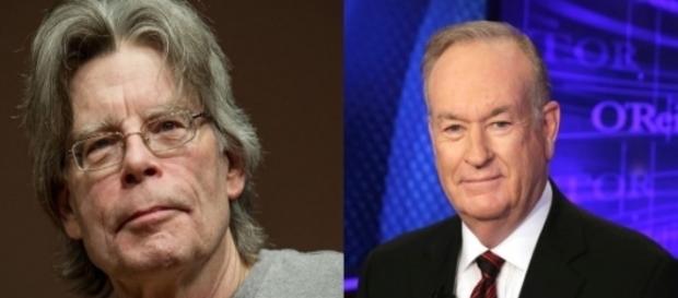 Stephen King, Bill O'Reilly, via Twitter Stephen King, Bill O'Reilly, via Twitter