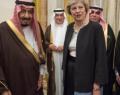 Theresa May raises eyebrows visiting Saudi Arabia
