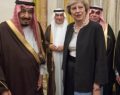 Theresa May raises eyebrows visiting Saudi Arabia
