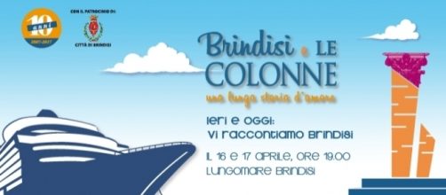 Grafica del programma di eventi de Le Colonne di Brindisi
