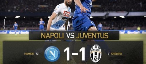 Highlights Napoli-Juventus 1-1: Khedira-Hamsik, Dybala giura amore eterno