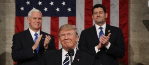 President Trump during his first address to Congress / Photo by cnn.com via Blasting News library