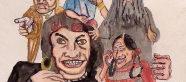 Acuarela aludiendo a la Hija de Moctezuma Acuarela aludiendo a la Hija de Moctezuma