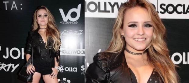 Larissa Manoela chega na festa de Justin Bieber com Thomaz Costa e fãs perguntam se eles reataram Larissa Manoela chega na festa de Justin Bieber com Thomaz Costa e fãs perguntam se eles reataram