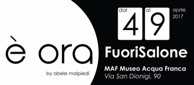 L'orologio concettuale di Abele Malpiedi al Fuorisalone 2017 L'orologio concettuale di Abele Malpiedi al Fuorisalone 2017