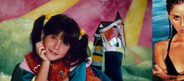 Soleil Moon Frye antes e depois de interpretar a garotinha Punky. Soleil Moon Frye antes e depois de interpretar a garotinha Punky.