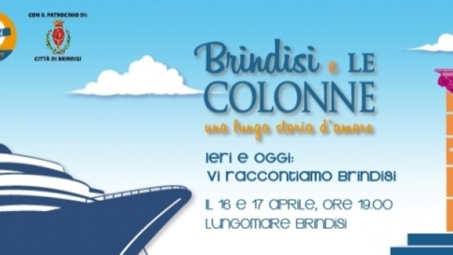 Grafica del programma di eventi de Le Colonne di Brindisi