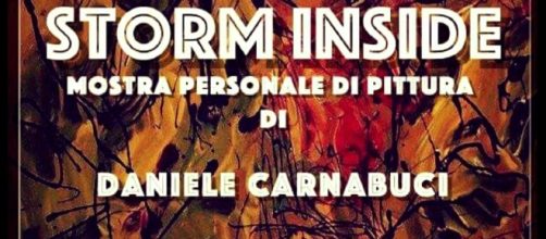 Locandina della mostra "Storm Inside"