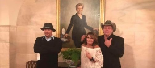 Sarah Palin, Kid Rock, Ted Nugent at White House, via Twitter