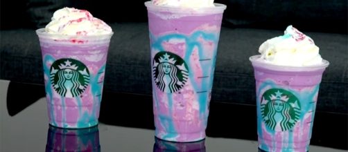The new Unicorn Frappuccino from Starbucks has gotten consumers scratching their head. (via YouTube/iJustine)